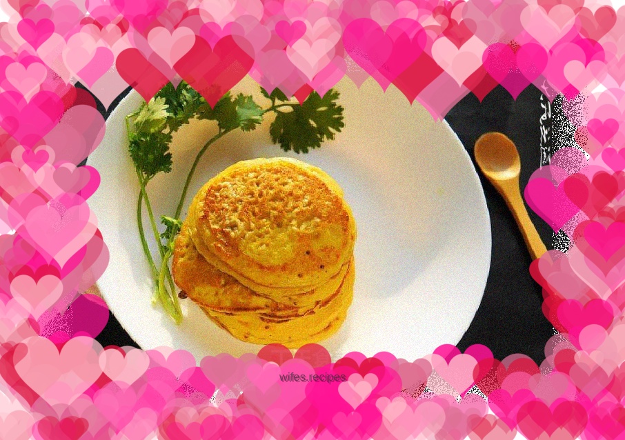 Taro and Mango Egg Pancake