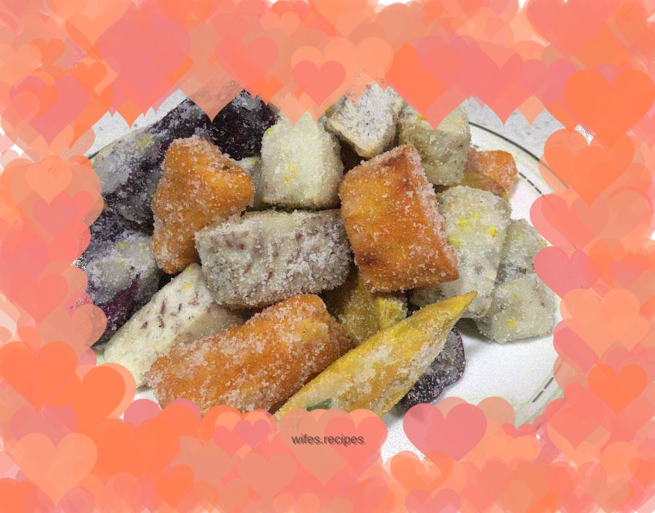 Taro and Sweet Potato