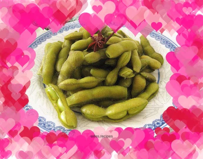 Salted edamame