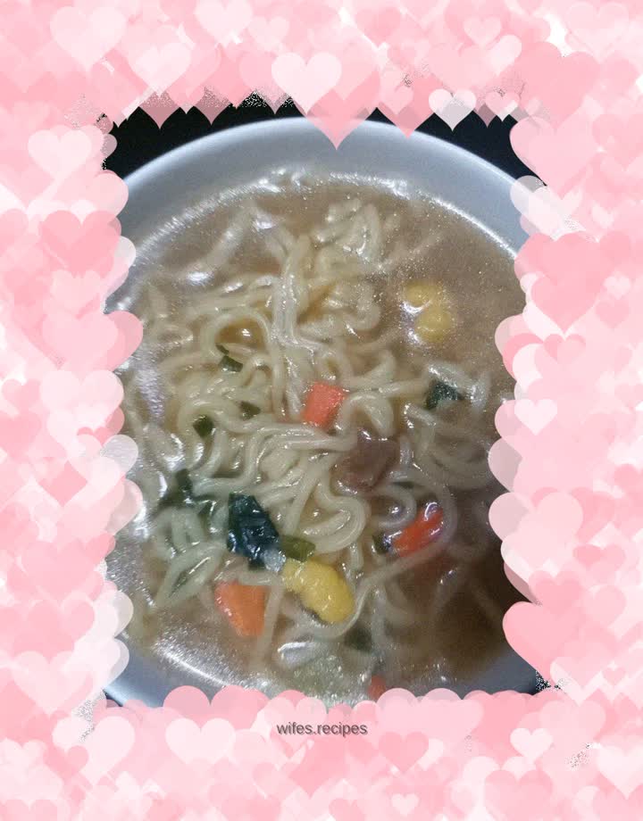 Tempting instant noodles