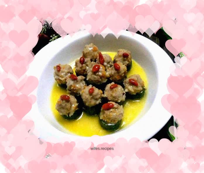 Cucumber and Meatball Tart