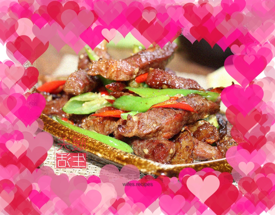 Beef fillet with double pepper