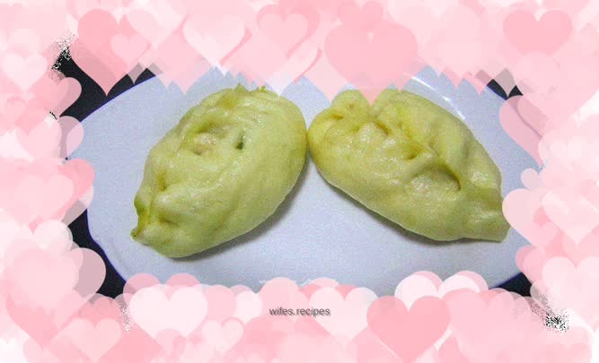 Autumn leaf pumpkin buns