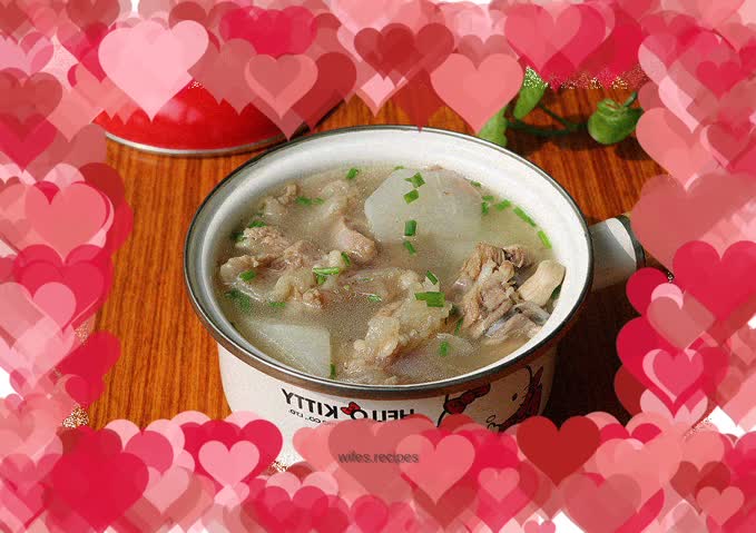 Beef tendon stewed with radish