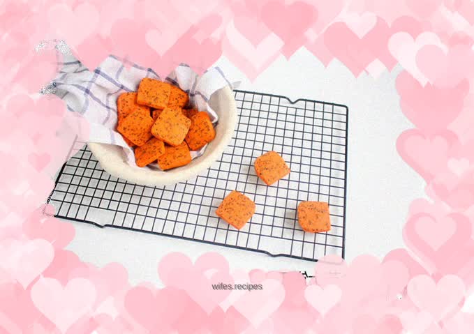 Super delicious golden cheese biscuits, hurry up and make them