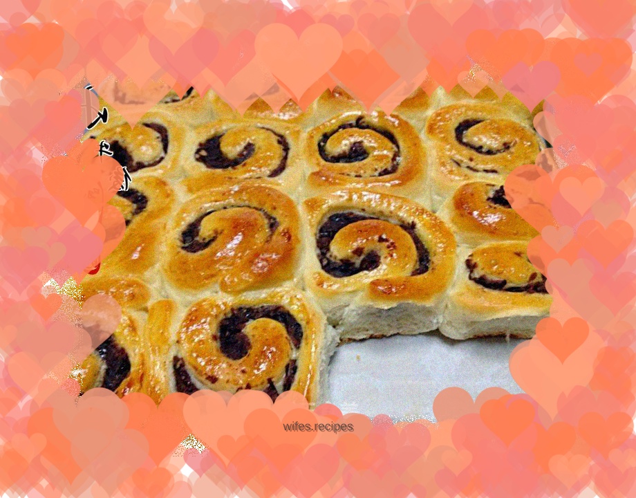 Red bean rolls!