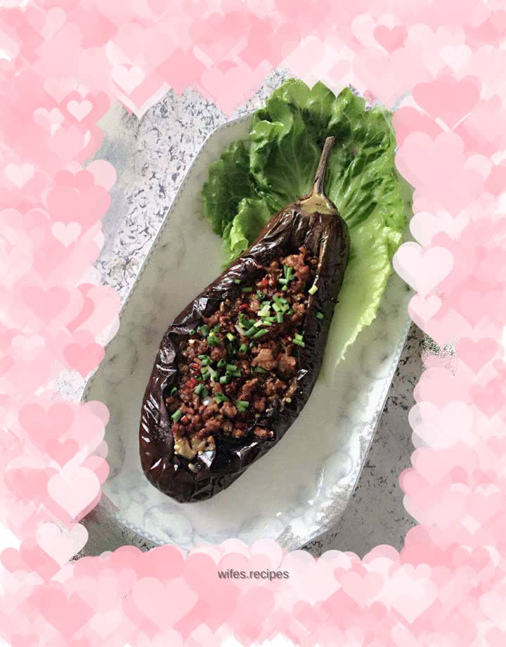 Oven dish, minced eggplant
