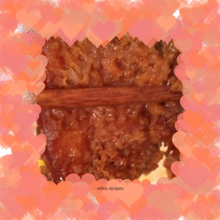 Rice vermicelli and meat