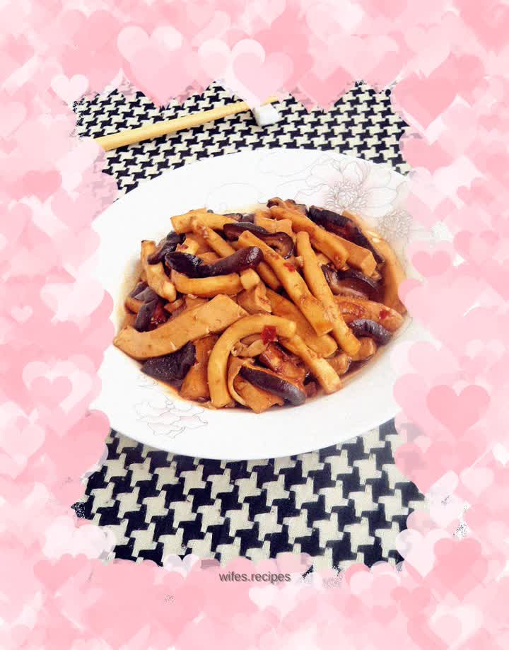 Fish flavored squid tofu