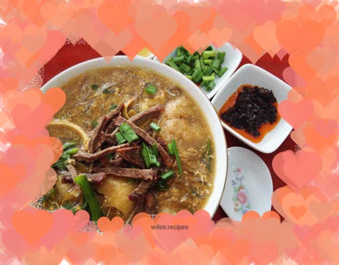Hot and sour soup (home-style version)