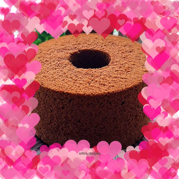 Cocoa Chiffon Cake