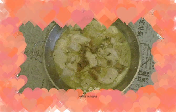 River clams stewed with tofu