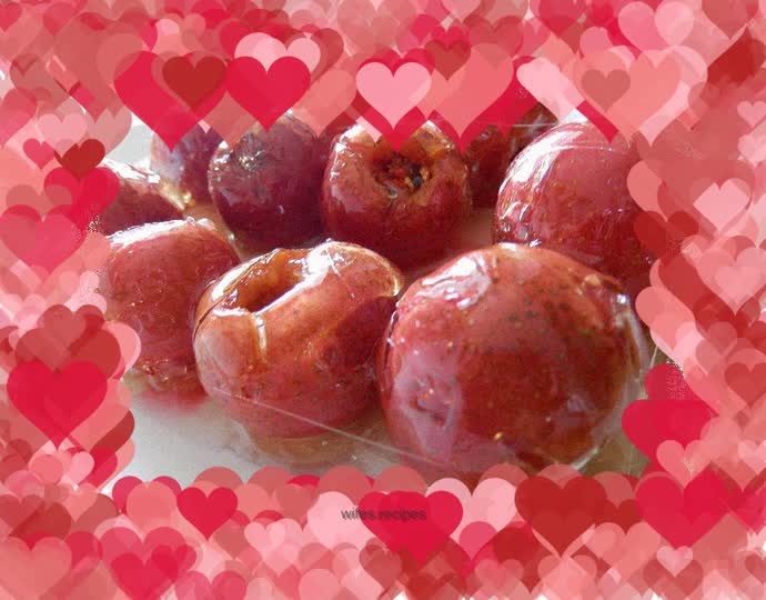 Homemade candied haws