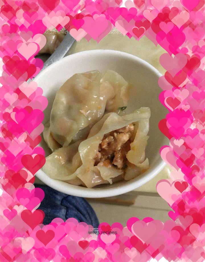 Papaya and Pork Dumplings