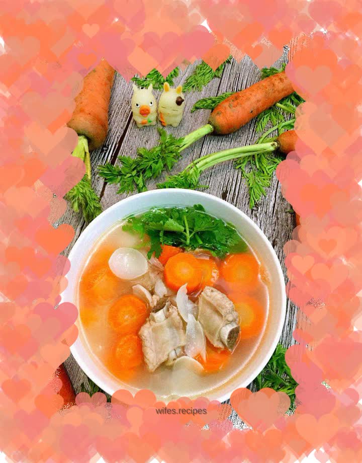 Lily Pork Ribs and Carrot Soup