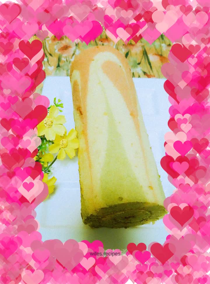 Vegetable (powder) cake roll