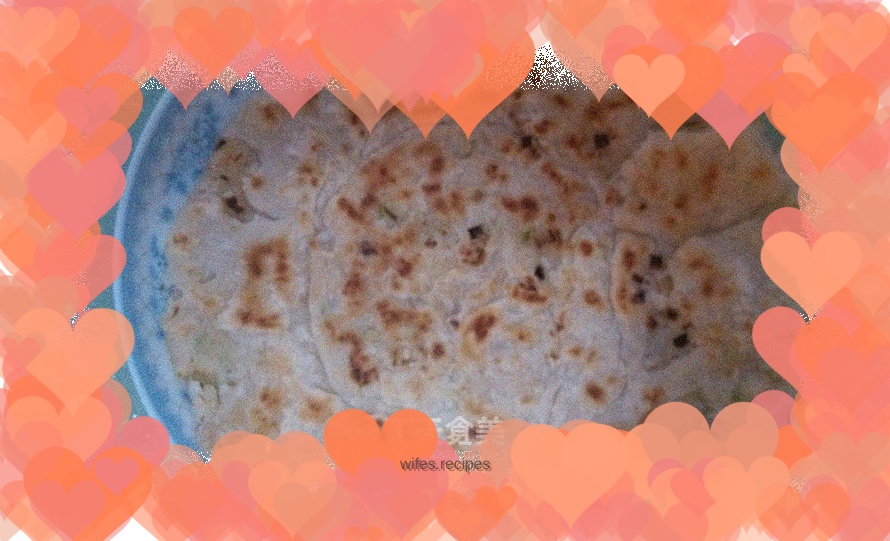 Traditional home-cooked staple food----scallion pancakes
