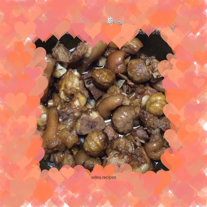 Chestnut Braised Pork Trotters