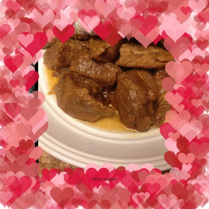 Braised beef
