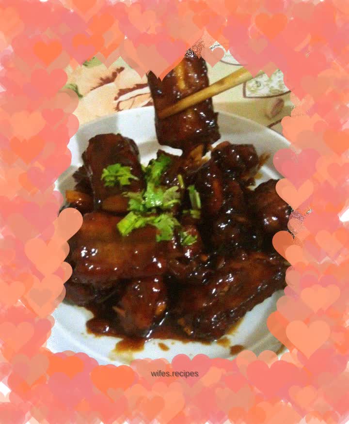 Summer Appetizer Sweet and Sour Pork Ribs