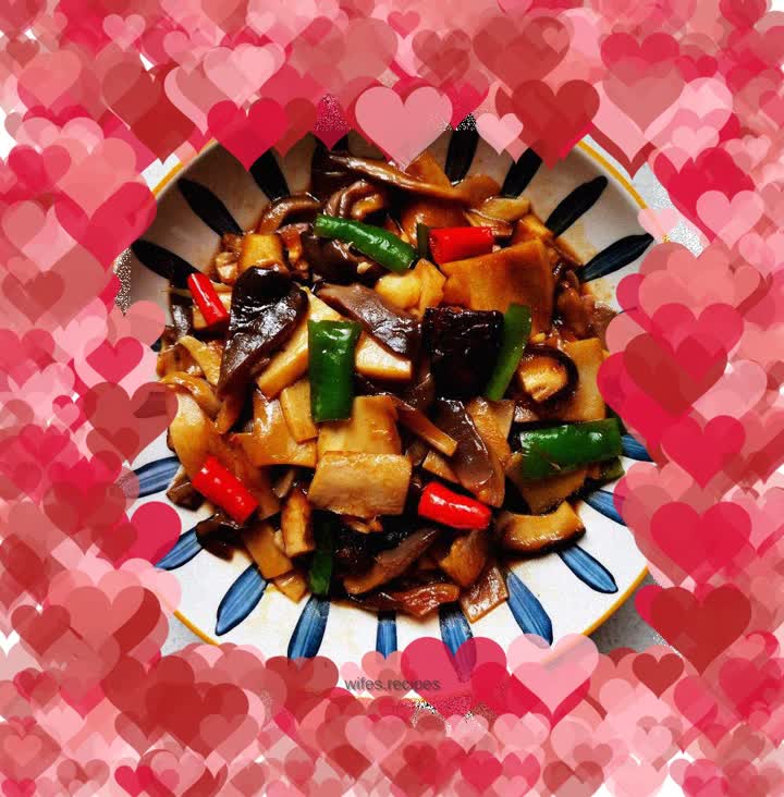 Vegetarian Stir-fried Three Bacteria