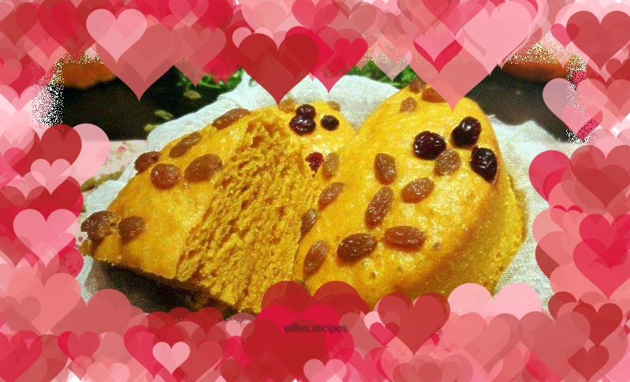 Dried pumpkin fruit cake