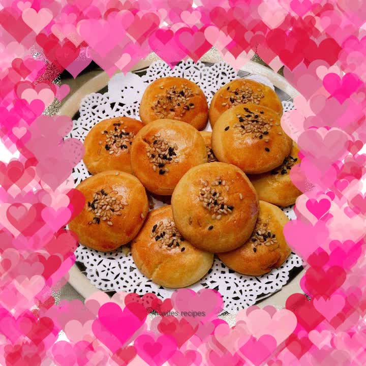 Meat floss shortbread