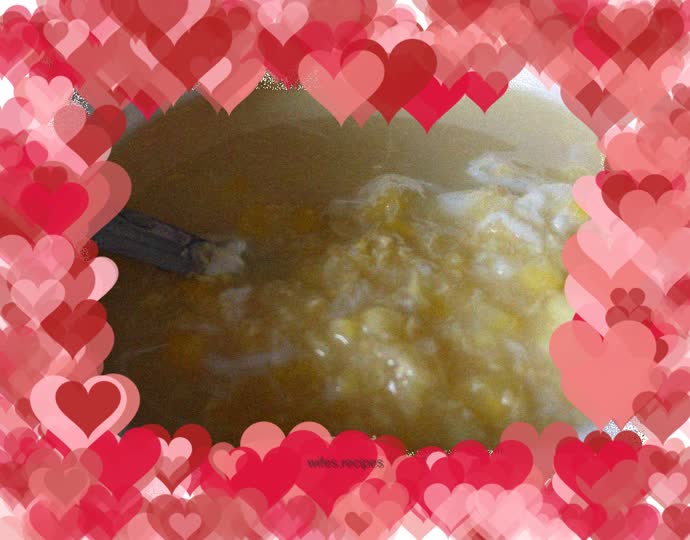 Corn Mint Egg Drop Soup