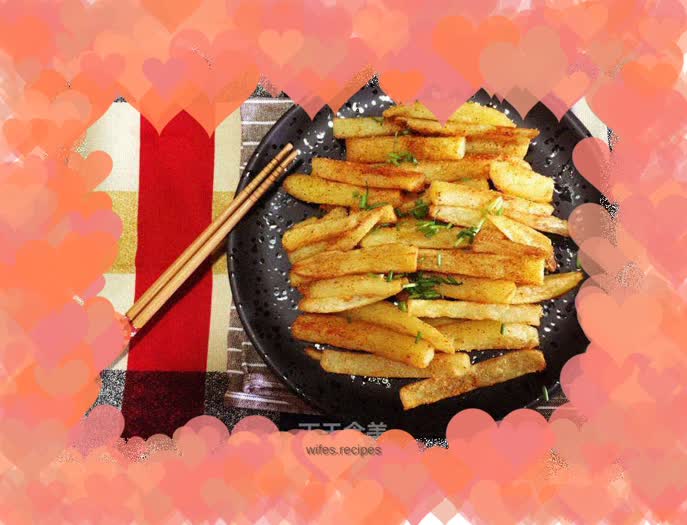 Crispy potato chips
