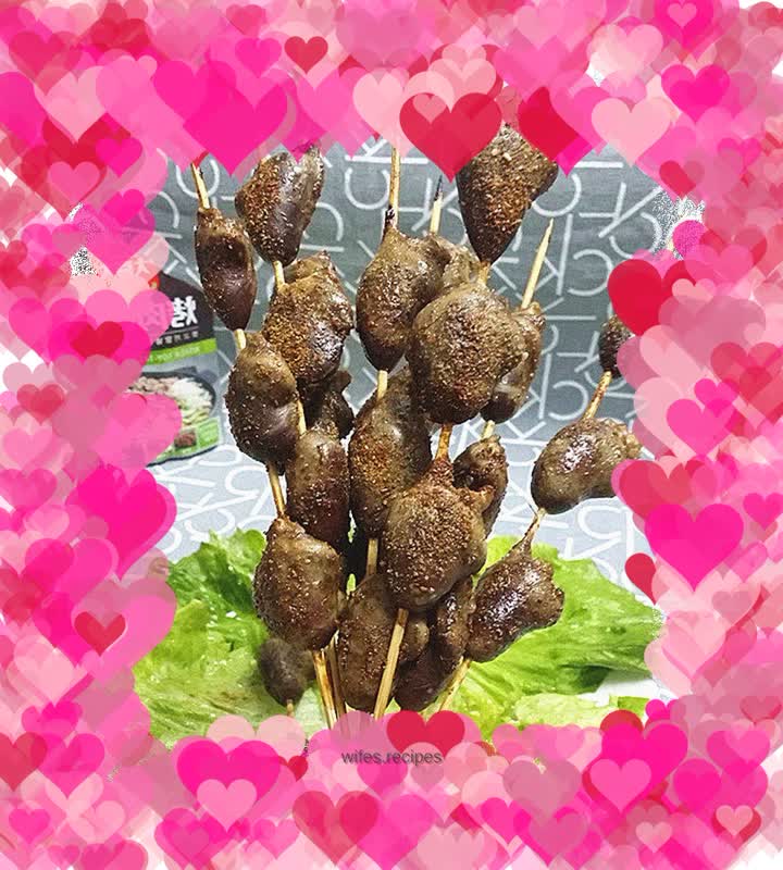 【Korean style】Korean style roast duck heart with soy sauce