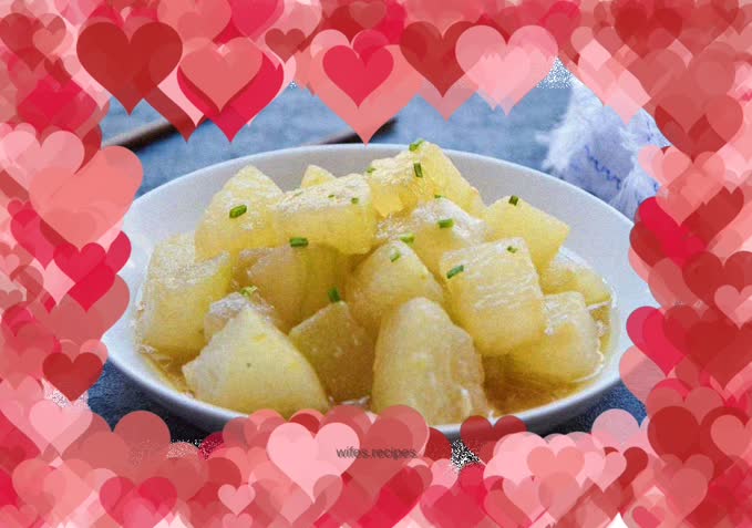 Winter Melon with Oyster Sauce