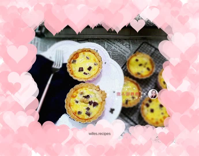 Purple Sweet Potato Egg Tart