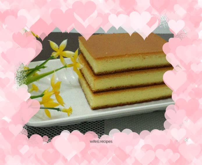 Golden Cream Cake
