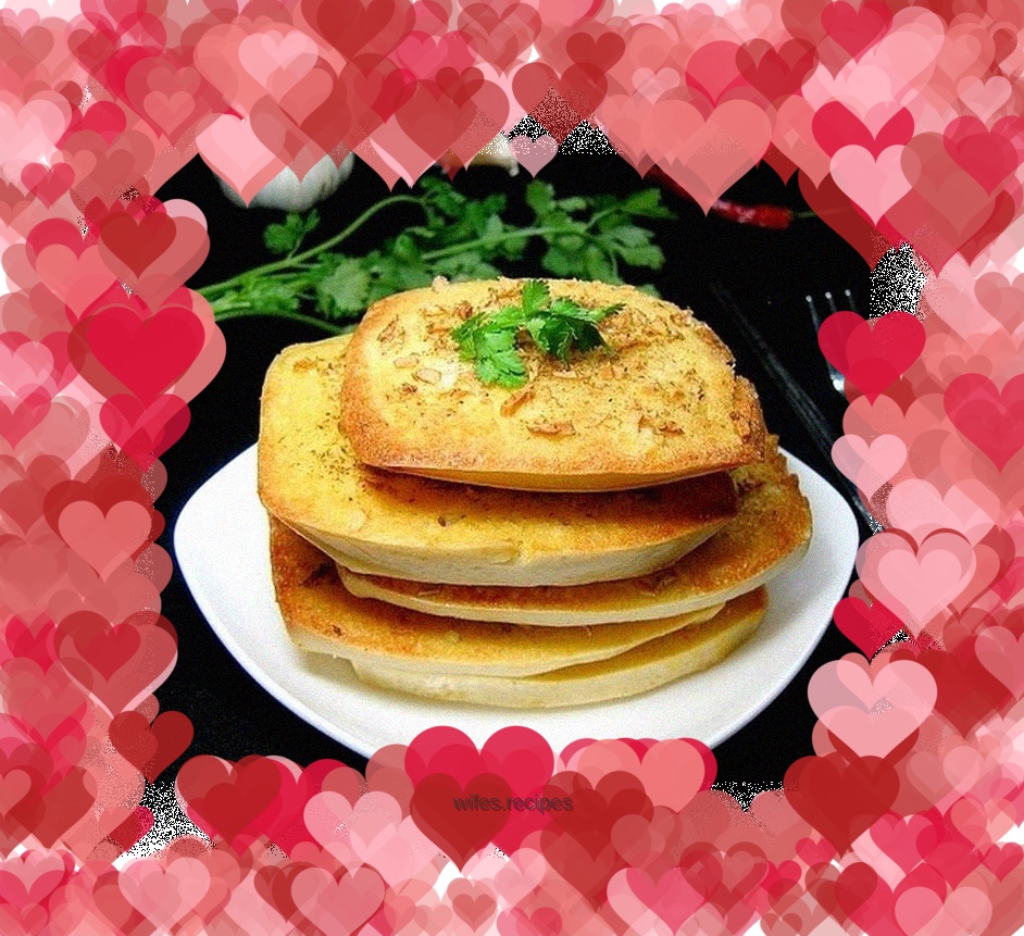 Cumin garlic steamed bun slices