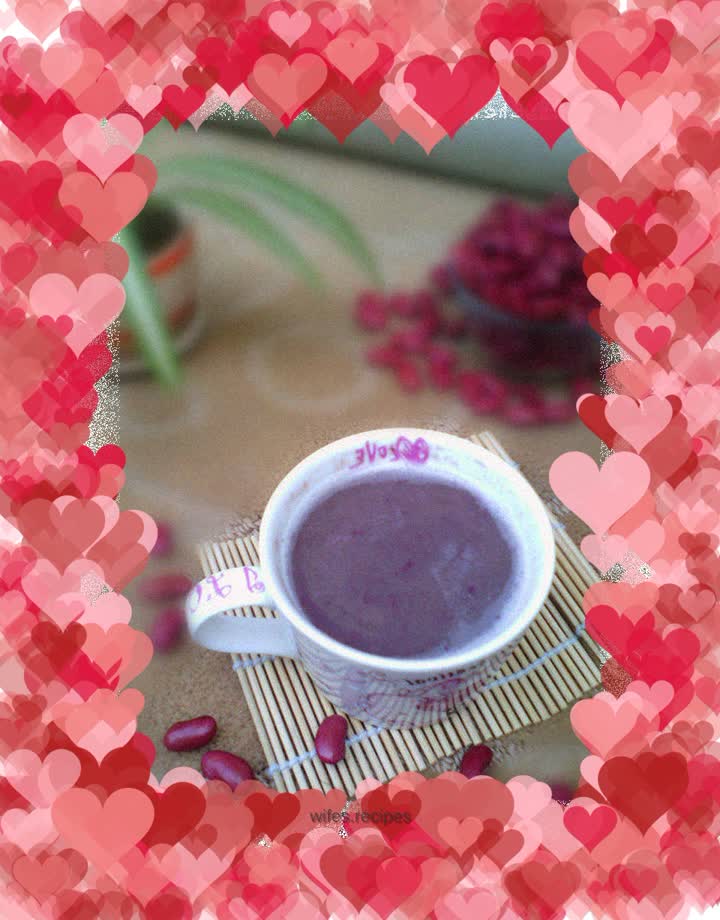 Red bean paste drink