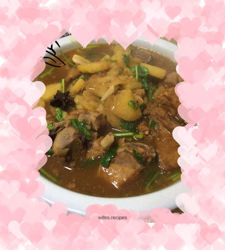 Potato Braised Pork Ribs