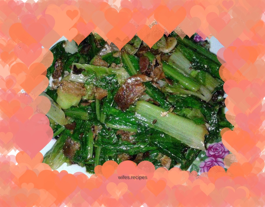 Dace with black bean sauce and lettuce