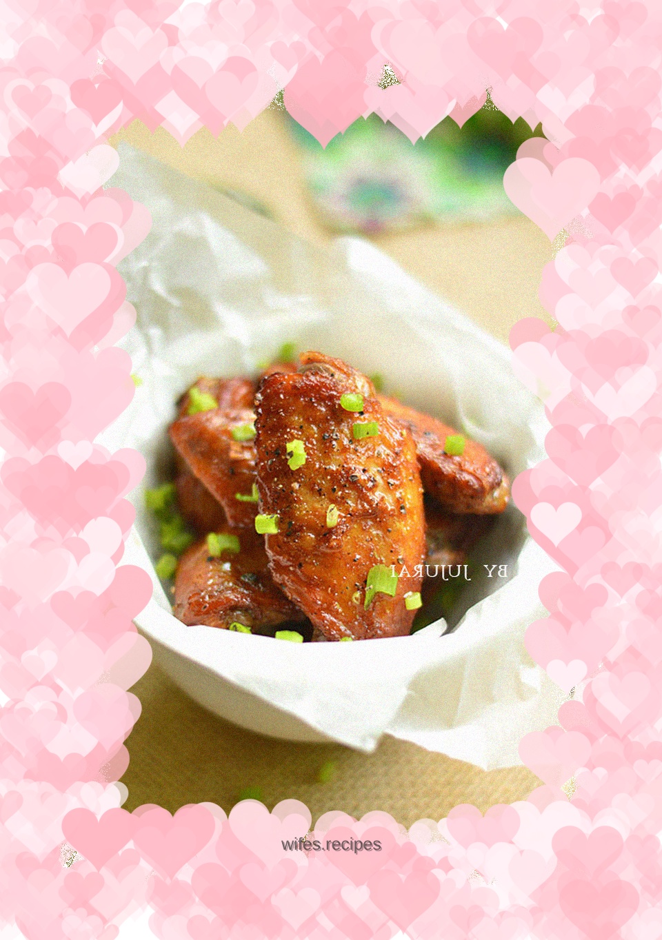 Black pepper grilled wings