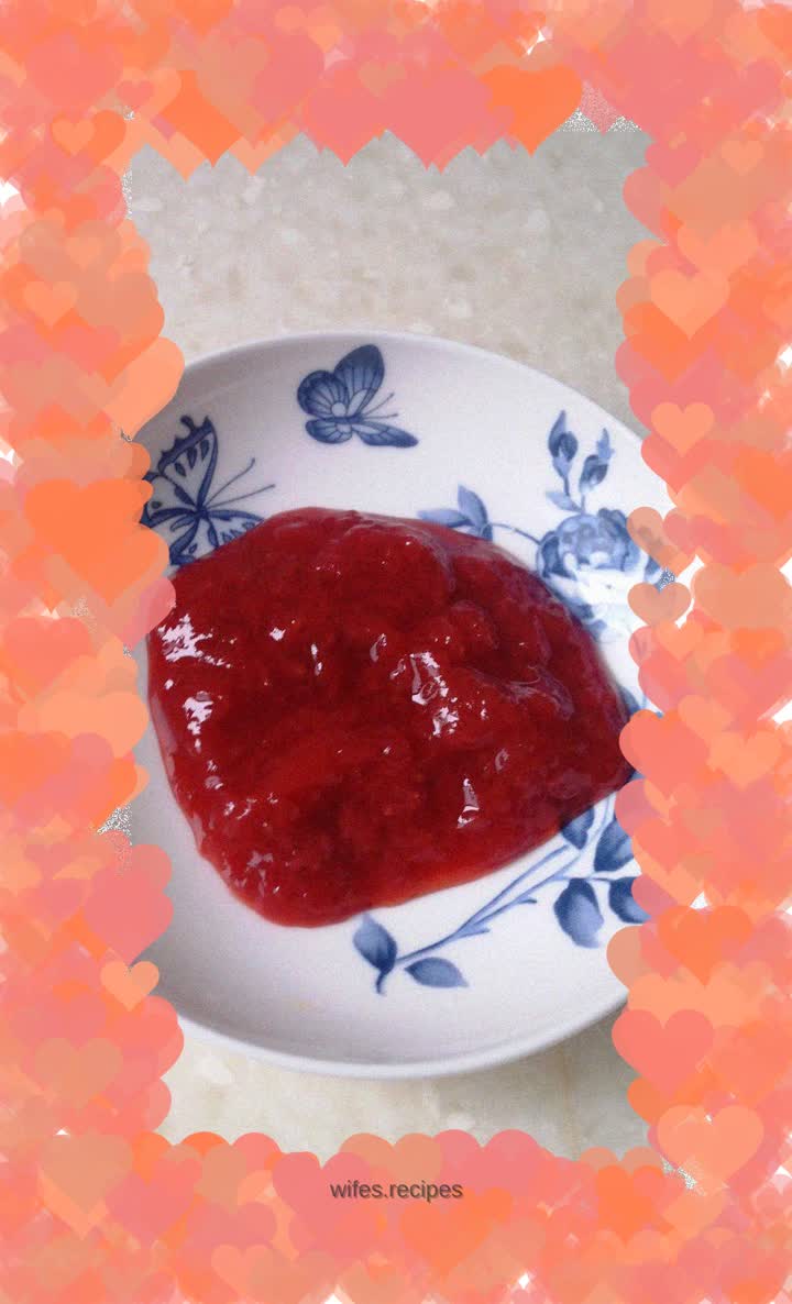 Sweet and sour---strawberry jam