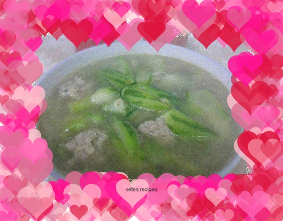 Luffa and Meatball Soup