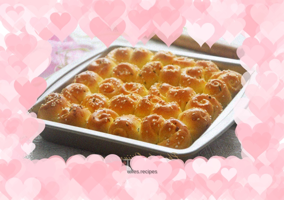 Chive cheese salty bread