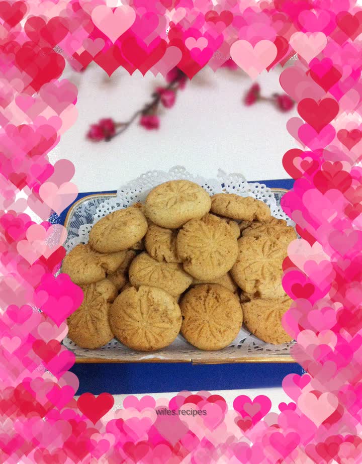 Whole wheat hericium powder biscuits