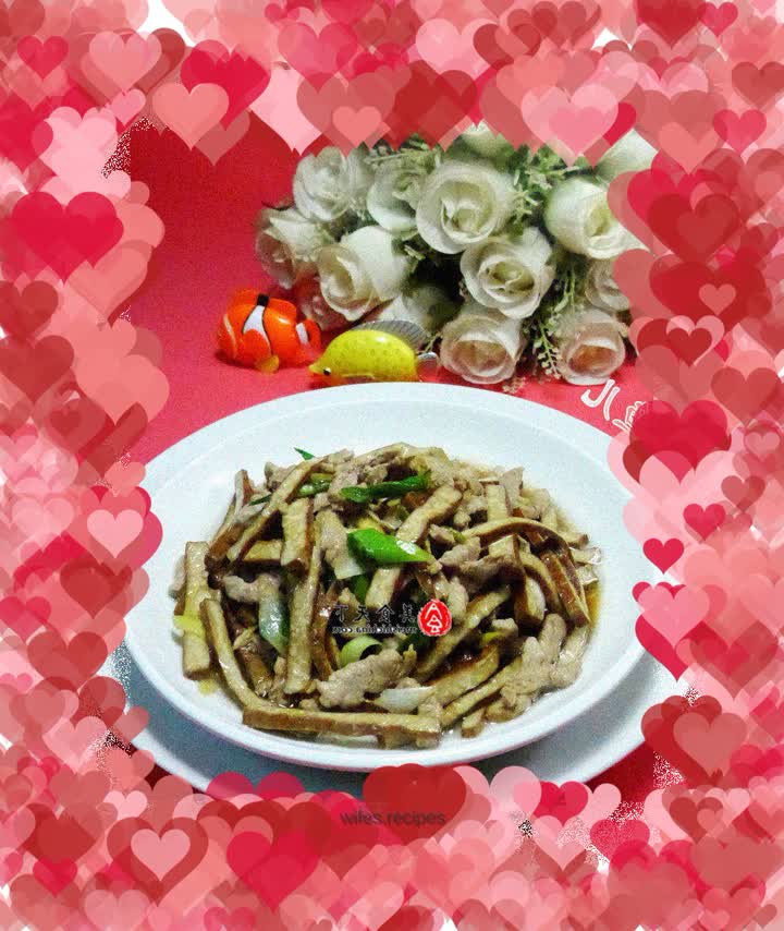 Stir-fried tenderloin