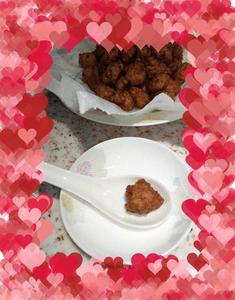 Fried meatballs