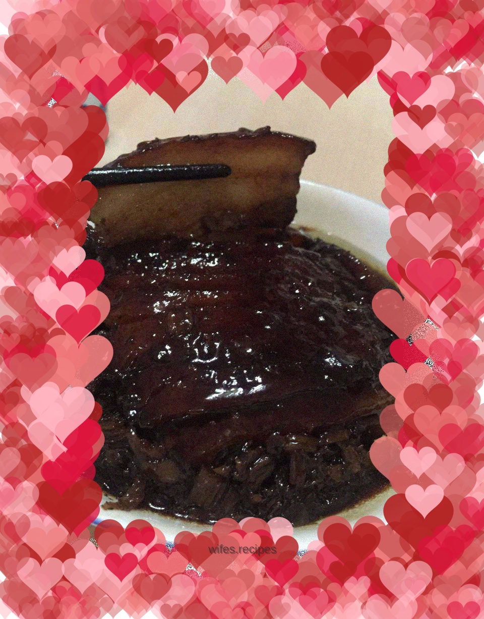 Braised pork with pickled vegetables