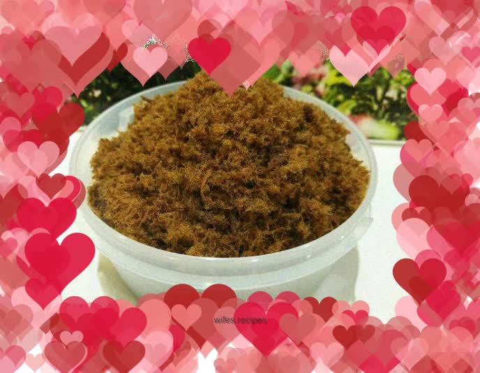 Lazy version of pork floss