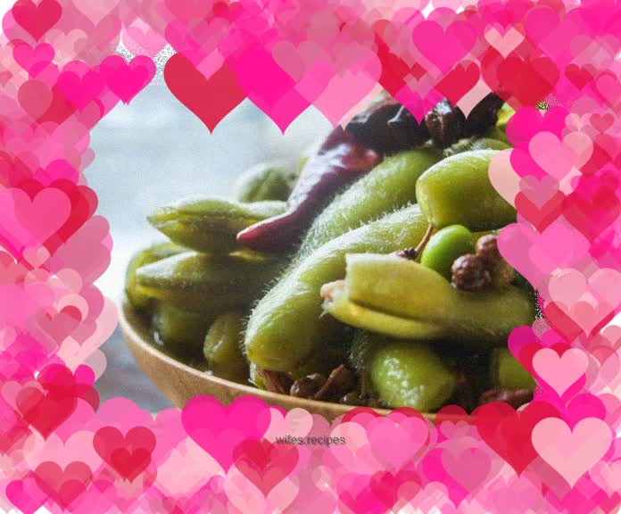 After the meal, have a plate of salted edamame