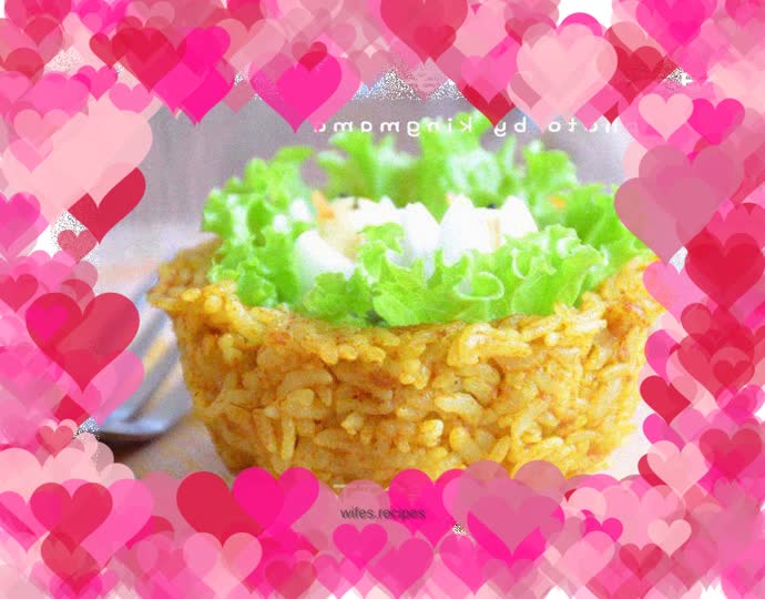 Japanese curry rice cup