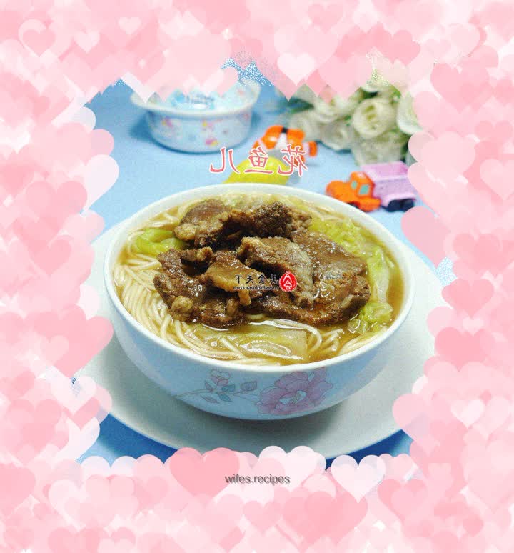 Cabbage Braised Beef Brisket Ramen