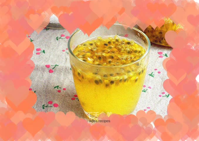 Passion fruit drink
